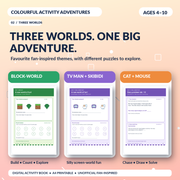 Kids Activity Book | Colourful Activity Adventures