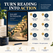 Salary to Wealth chapter method: idea, method, worked example, visual, worksheet and next action