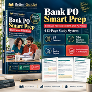 Bank PO Smart Prep – The Exam Playbook | IBPS & SBI PO Prelims