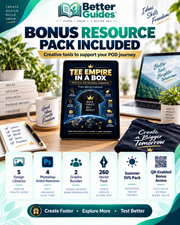 Tee Empire in a Box bonus creative resource pack with design libraries, Photoshop actions, graphic bundles, vectors and SVGs