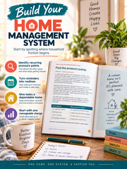 Home maintenance, repairs and household record planning in The Complete Home Management System