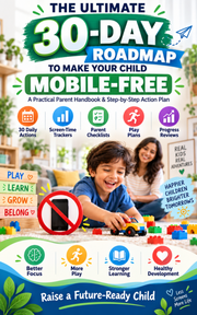 The Ultimate 30-Day Roadmap to Make Your Child Mobile-Free book cover