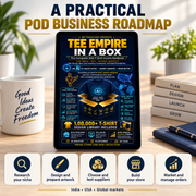 Tee Empire in a Box overview: niche research, artwork, suppliers, store setup and order management