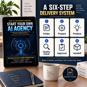 AI agency delivery framework: intake, prepare, produce, quality check, approval and handoff