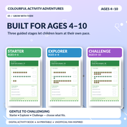 Kids Activity Book | Colourful Activity Adventures