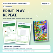 Kids Activity Book | Colourful Activity Adventures