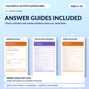 Kids Activity Book | Colourful Activity Adventures