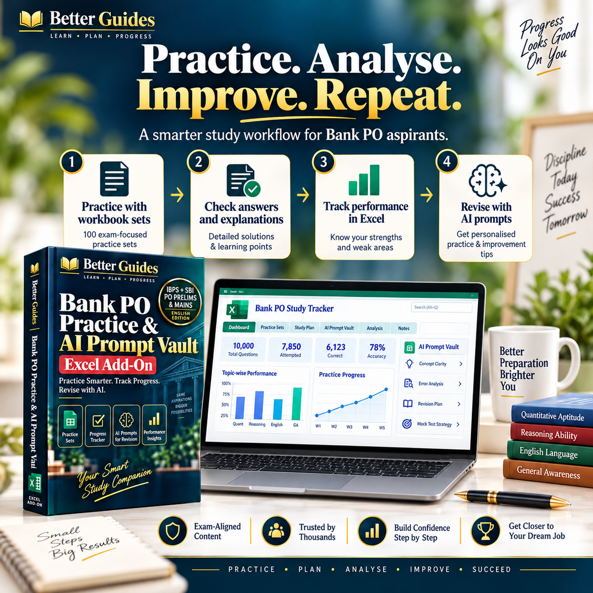 Bank PO Practice & AI Prompt Vault | Excel Add-On