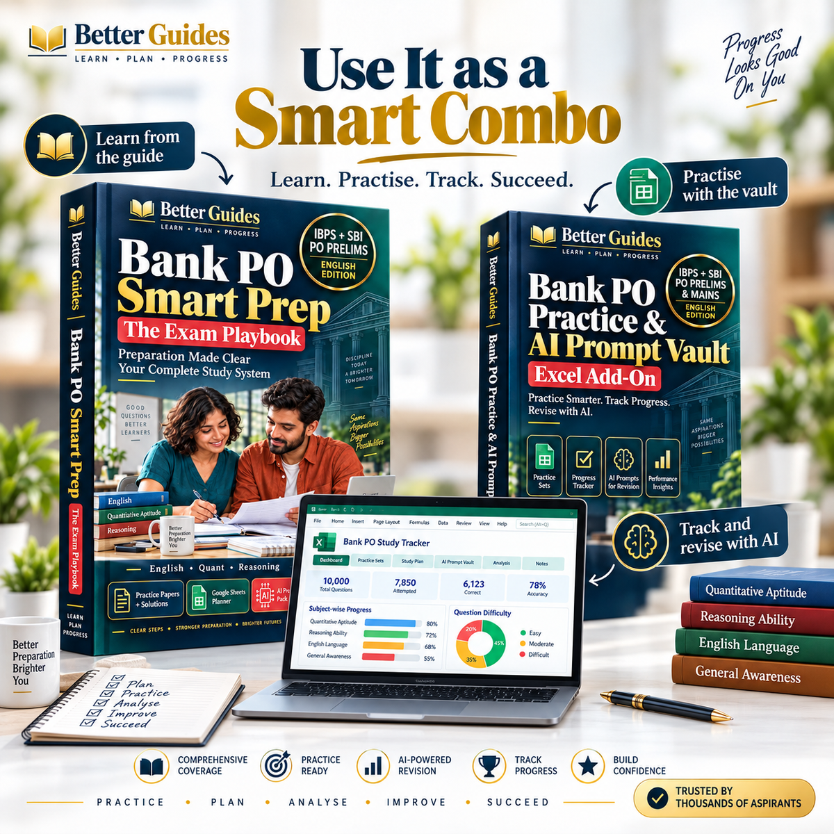 Bank PO Practice & AI Prompt Vault | Excel Add-On