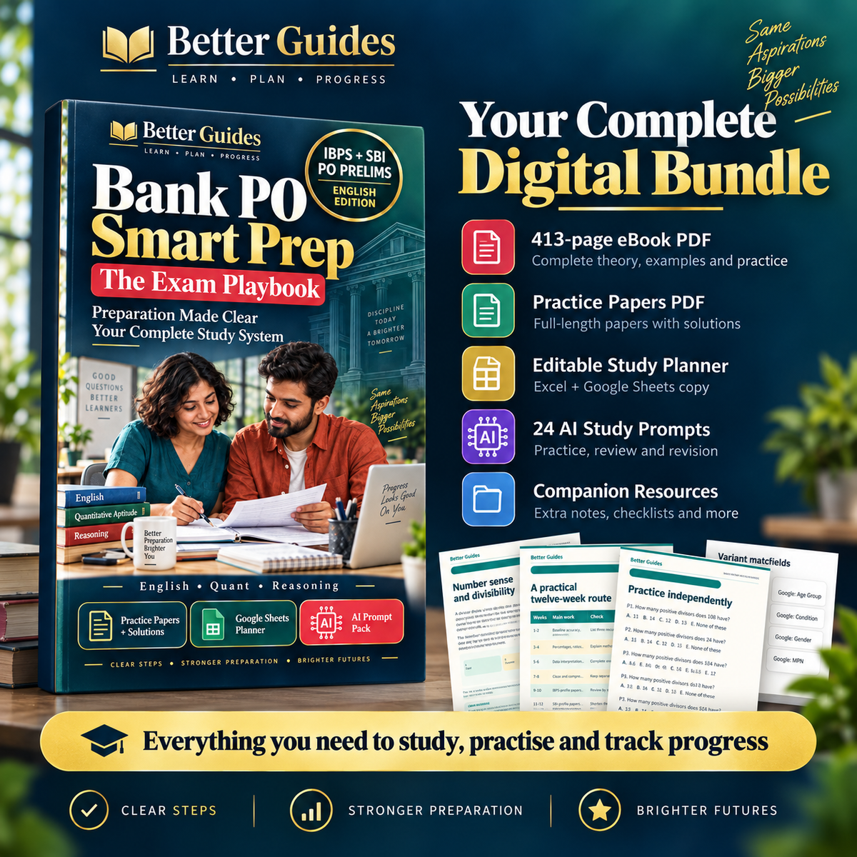Bank PO Smart Prep – The Exam Playbook | IBPS & SBI PO Prelims