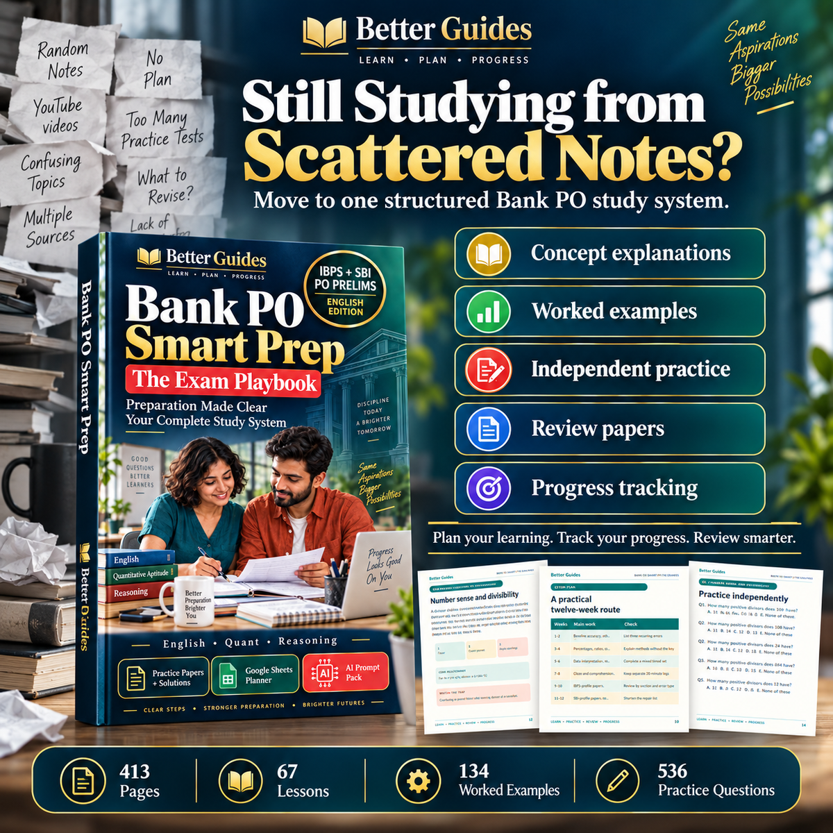 Bank PO Smart Prep – The Exam Playbook | IBPS & SBI PO Prelims