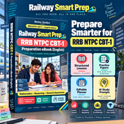RRB NTPC CBT-1 Preparation eBook (English) | Railway Smart Prep