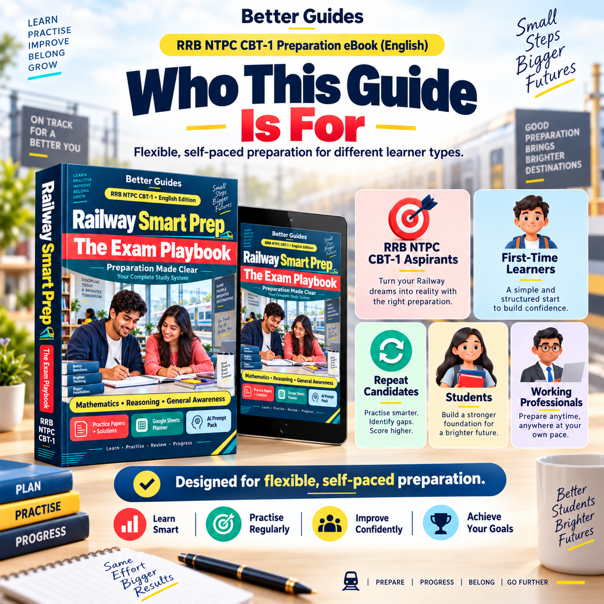 RRB NTPC CBT-1 Preparation eBook (English) | Railway Smart Prep