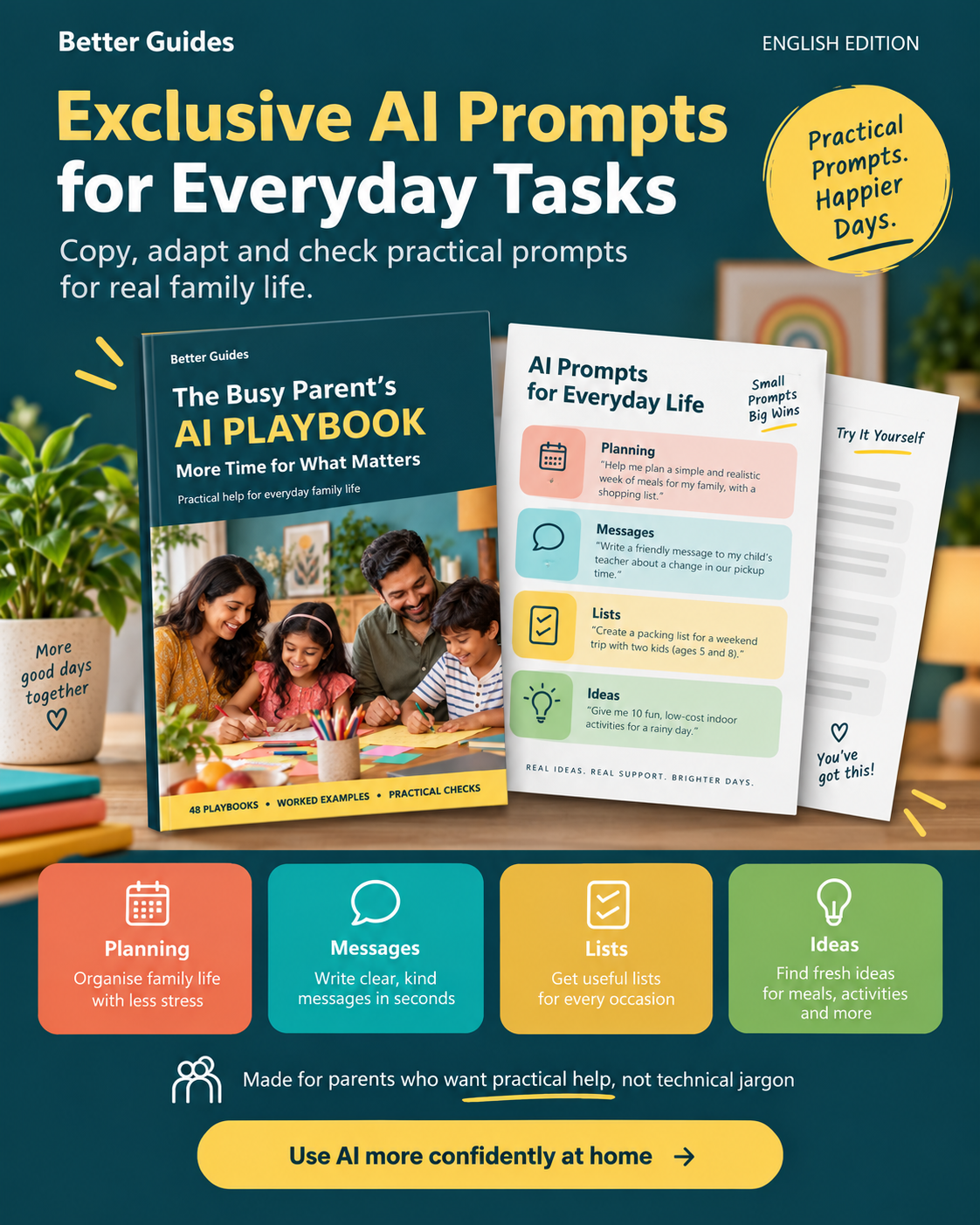 AI for Busy Parents – Family Planning & Daily Life Guide | The AI Playbook