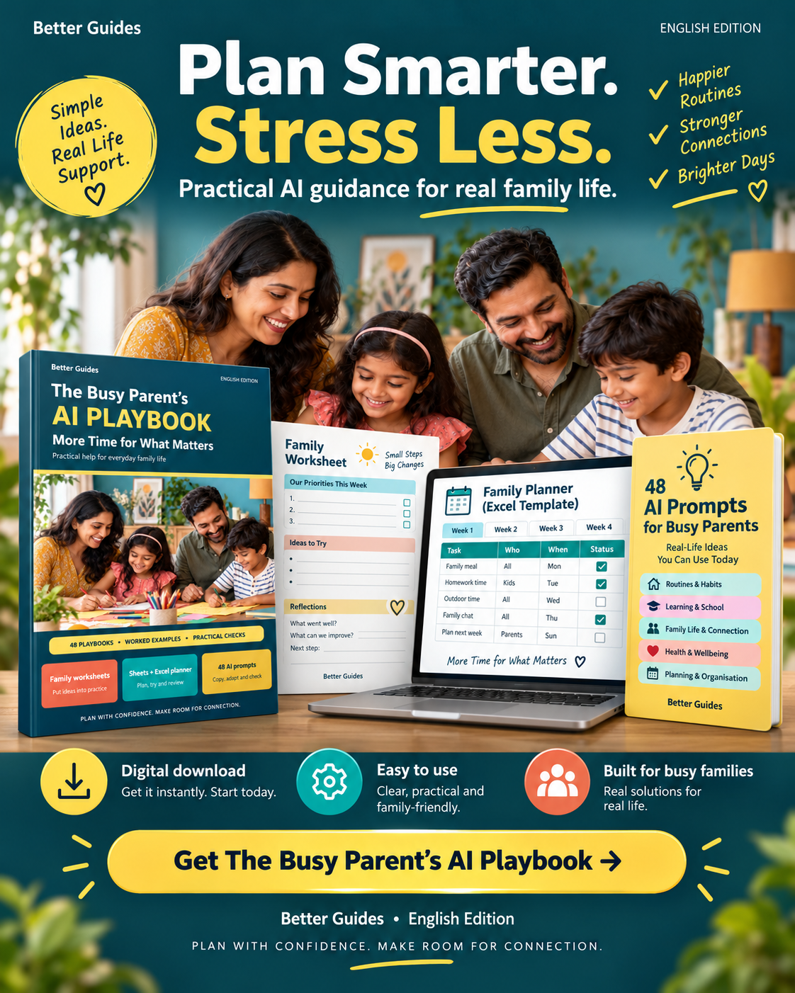 AI for Busy Parents – Family Planning & Daily Life Guide | The AI Playbook