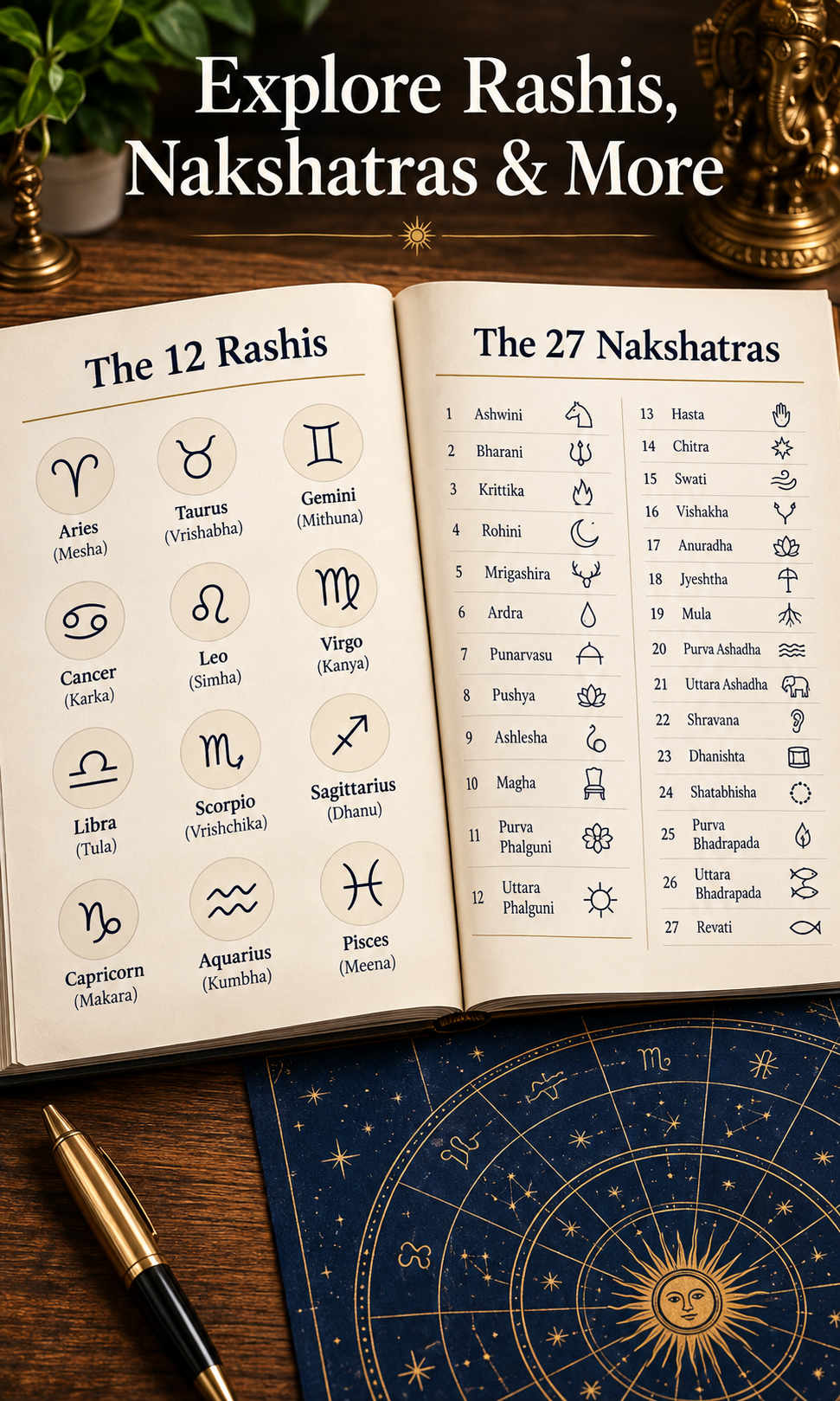 Learn Indian astrology at your own pace with a structured digital handbook