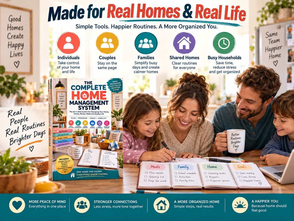 Household documents and records organization from The Complete Home Management System