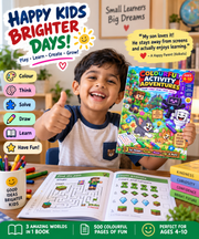 Kids Activity Book | Colourful Activity Adventures