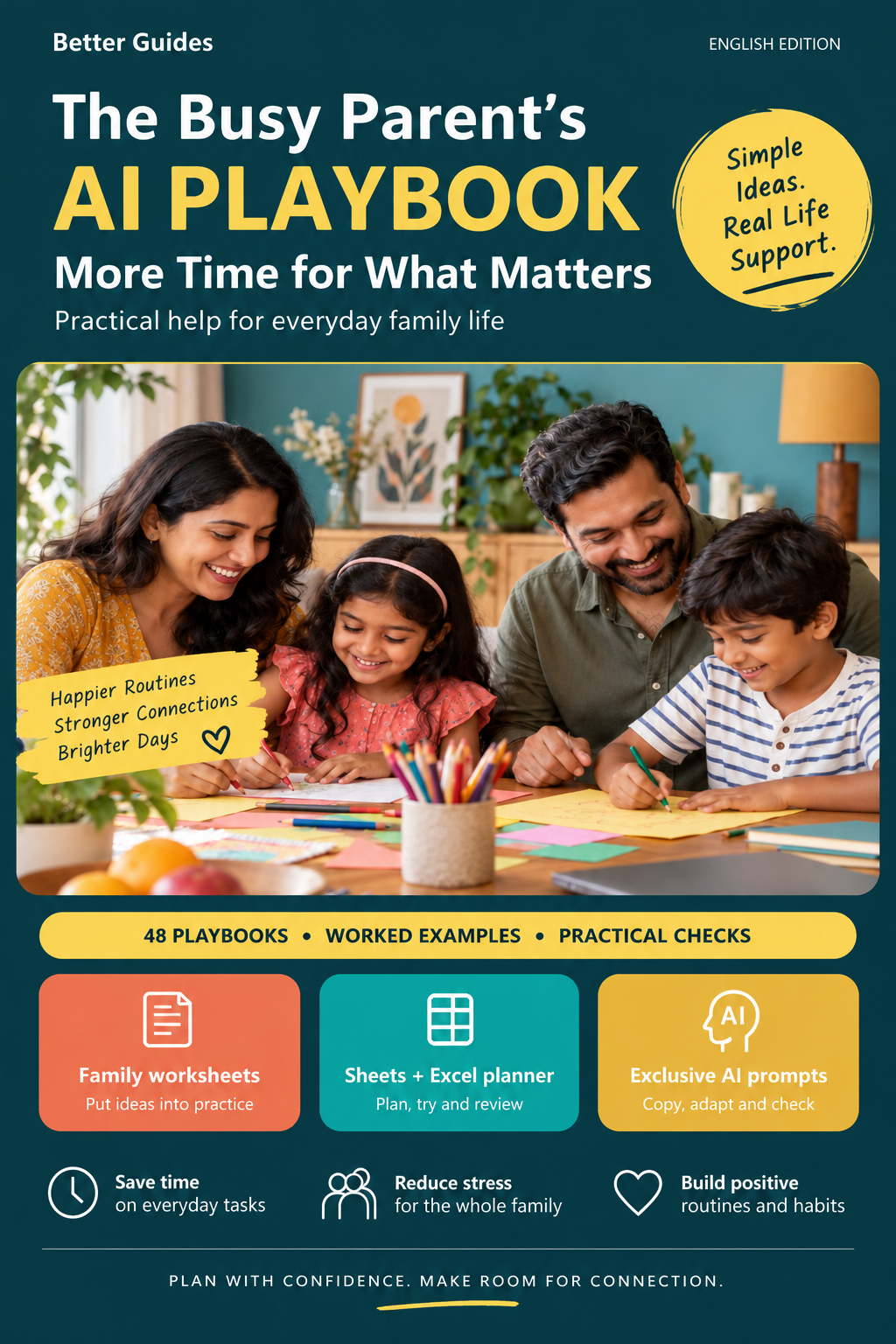 The Busy Parent's AI Playbook Better Guides exclusive AI prompts and everyday planning digital guide